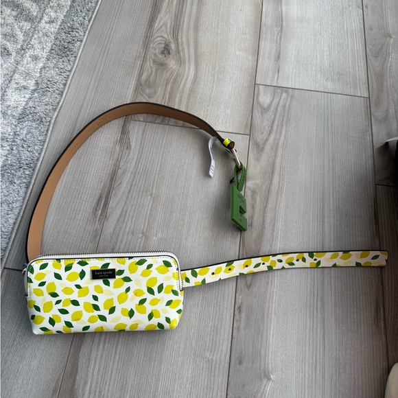 kate spade Accessories - Kate Spade Lemon Themed Belt Bag